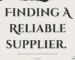 The importance of finding a reliable supplier as an etsy seller.