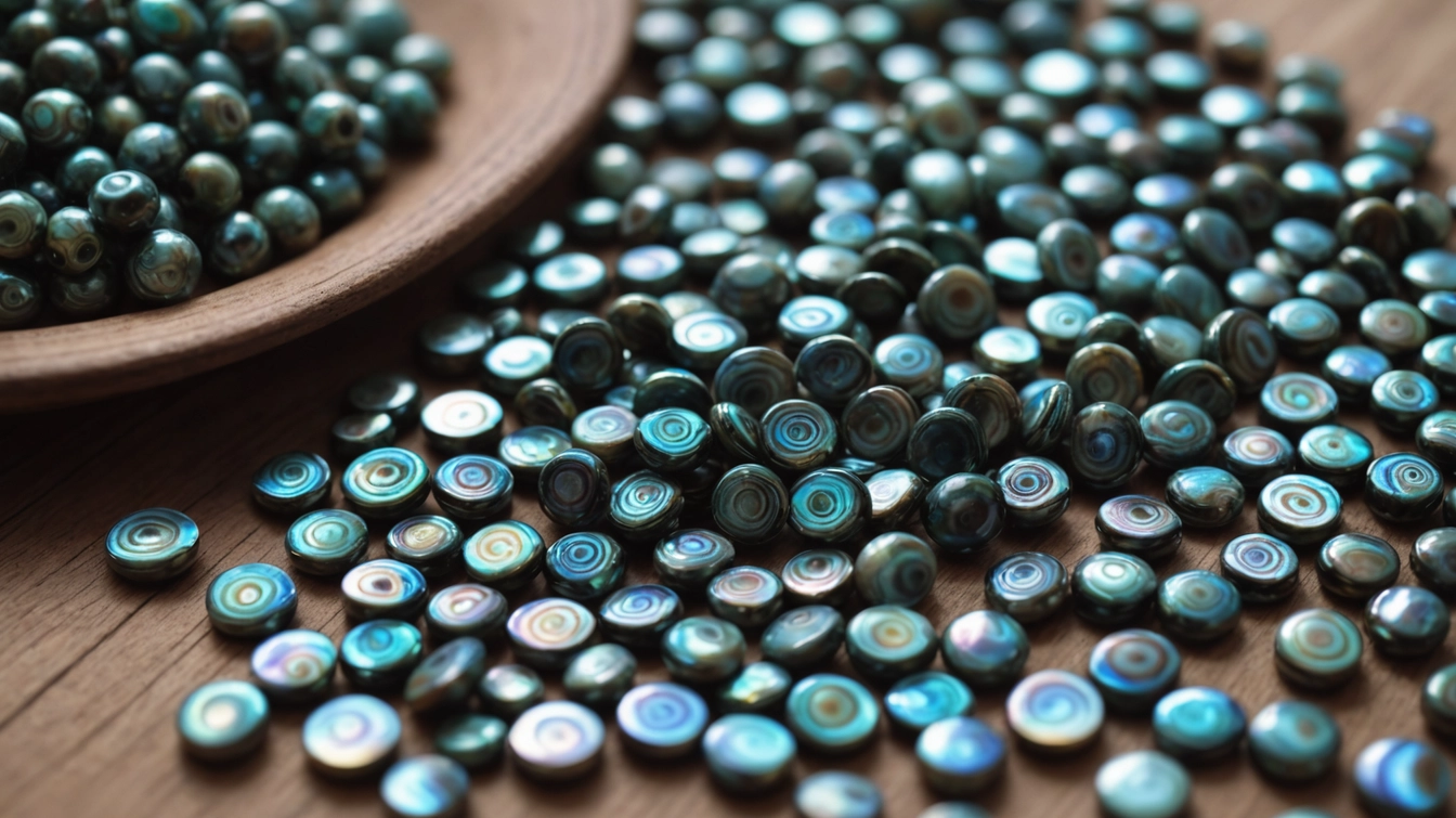natural abalone shell beads