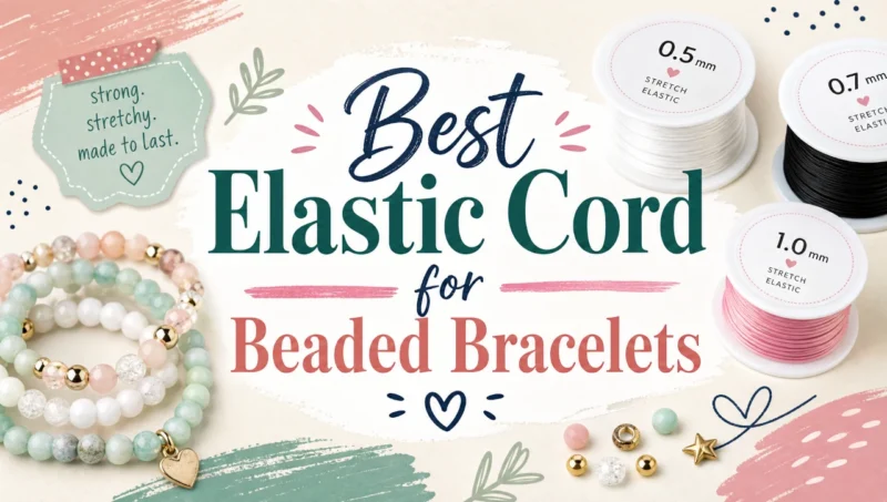 The ultimate guide on the best elastic cord for beaded bracelets.