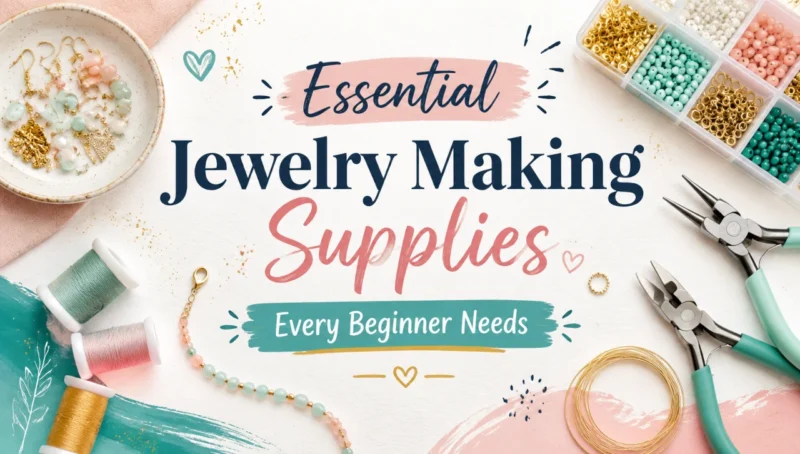 Essential jewelry making supplies every beginner needs.