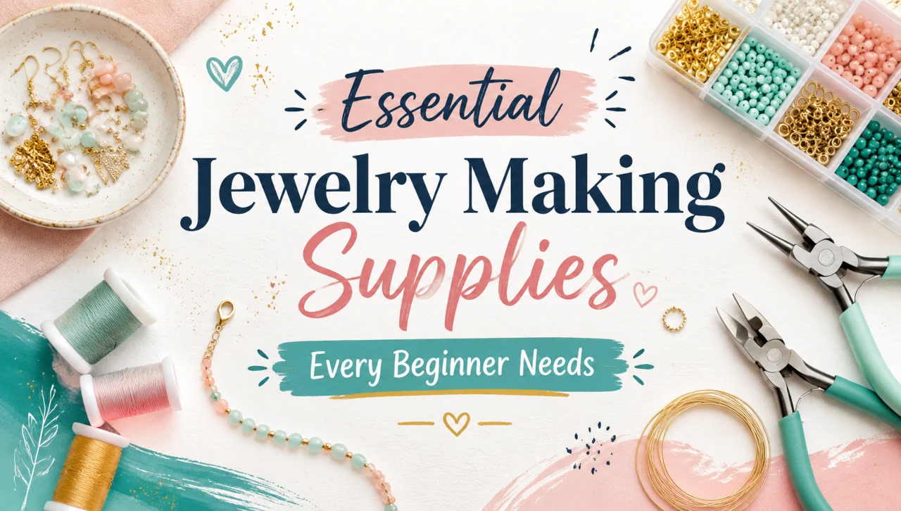 Essential jewelry making supplies every beginner needs.