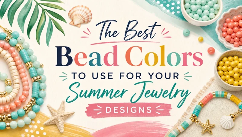 The ultimate guide for the best bead colors to use for your diy jewelry designs.