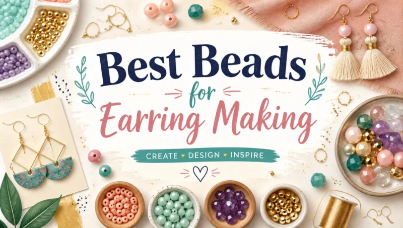 The ultimate guide on the best beads to use for diy earring m aking.