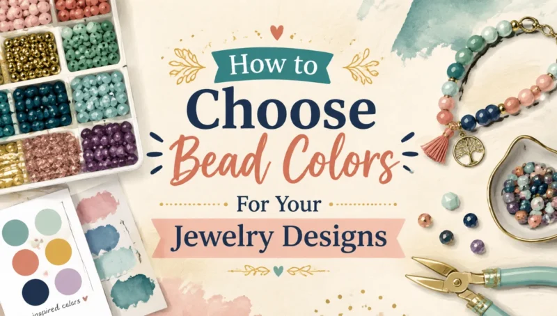Learn how to choose the best bead colors for your diy jewelry designs.